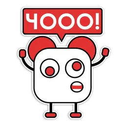 Вайтер sticker 3