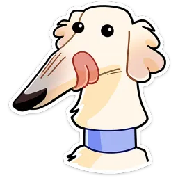 Белый sticker 11