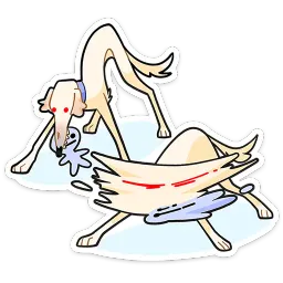Белый sticker 3