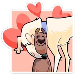 Белый sticker 4