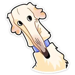 Белый sticker 7