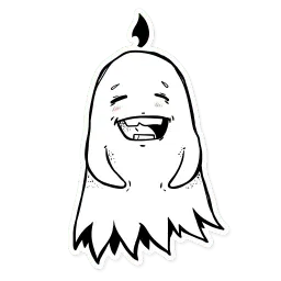 Белое привидение sticker 5