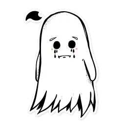 Белое привидение sticker 10