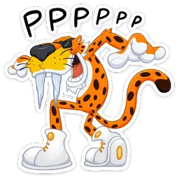 Зима с Cheetos Telegram sticker pack