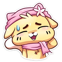 Зимние Бисквит и Ванилька Ирина Брэдкэт sticker 11