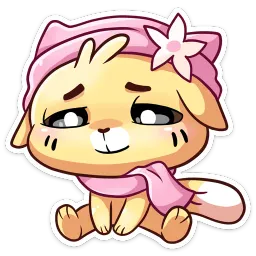 Зимние Бисквит и Ванилька Ирина Брэдкэт sticker 12