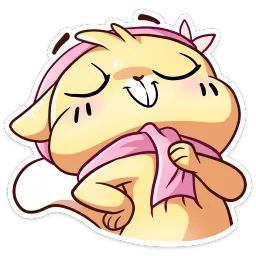 Зимние Бисквит и Ванилька Ирина Брэдкэт sticker 8