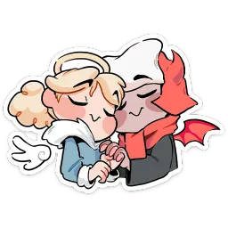 Зимние Нимб и Рожки Ольга Виктория sticker 11