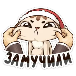 Зимний Котик sticker 11