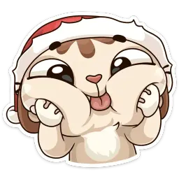 Зимний Котик sticker 5
