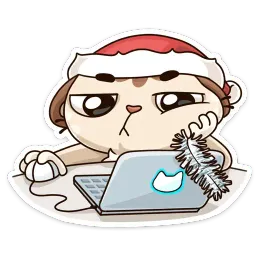 Зимний Котик sticker 10