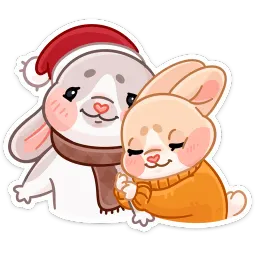 Зимние Обнизайки Анастасия Волк Telegram sticker pack