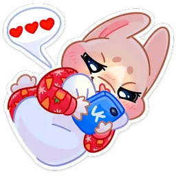 Зимние Обнизайки Анастасия Волк sticker 4
