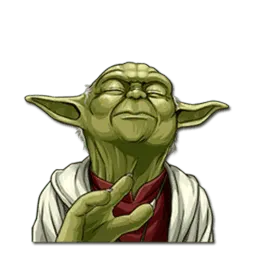 Yoda sticker 12
