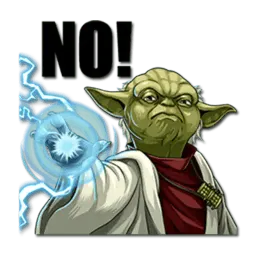 Yoda sticker 3
