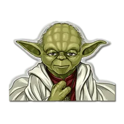Yoda sticker 9