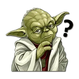 Yoda sticker 10