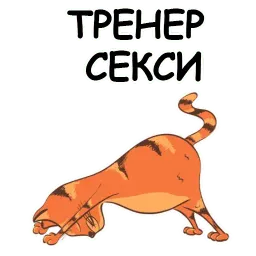 Йога с котом и лисичкой sticker 10