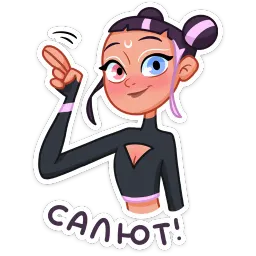Йоко Анна Охеда Telegram sticker pack