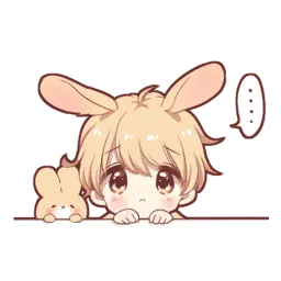 Зайчик-кун sticker 3