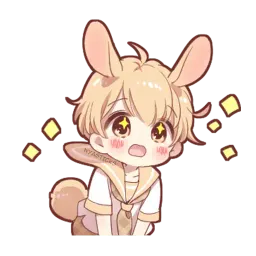 Зайчик-кун sticker 4