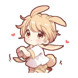 Зайчик-кун sticker 5