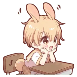 Зайчик-кун sticker 7