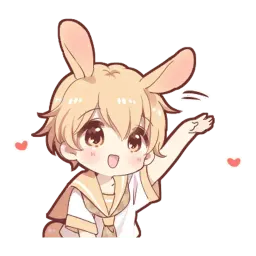 Зайчик-кун sticker 8