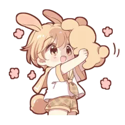 Зайчик-кун sticker 9