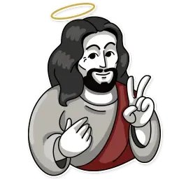 jesus sticker 2