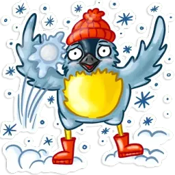 Зимняя парочка sticker 9