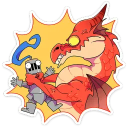 Злобяка Обитель Золотого Дракона sticker 7