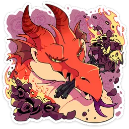 Злобяка Обитель Золотого Дракона sticker 10
