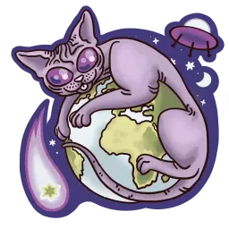 Зомбо-кошки sticker 9