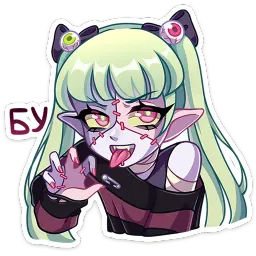 Зомбяка Котура Миурин Telegram sticker pack